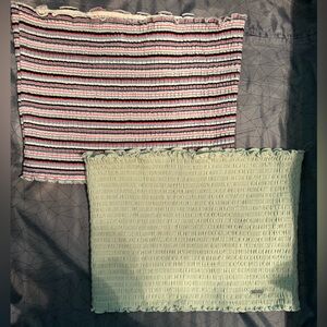 2 Hollister tube tops size medium